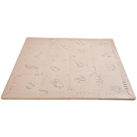 LuBabymats Mini - Alfombra puzzle de viaje para bebés- suelo extra acolchado de Foam (EVA). Medida: 110x110 cm. Color…